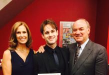 Sebastian junto a sus orgullosos papás, Edith Noeding y Lars Stimman quienes se desplazaron para el evento de ACE, desde Lima, Perú.