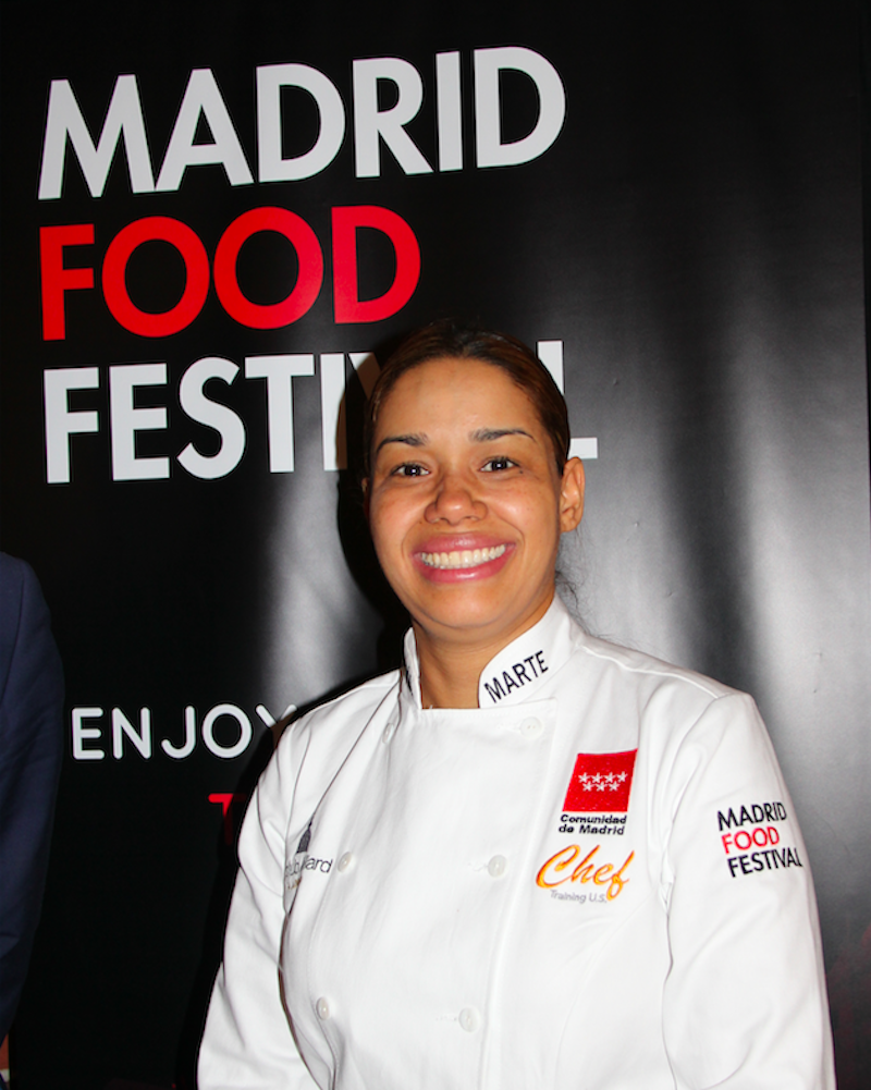 La Chef Mar&iacute;a Marte lleg&oacute; de Rep&uacute;blica Dominicana a Madrid hace catorce a&ntilde;os, para convertirse en la &uacute;nica chef y la &uacute;nica mujer latina en tener dos Estrellas Michelin.
