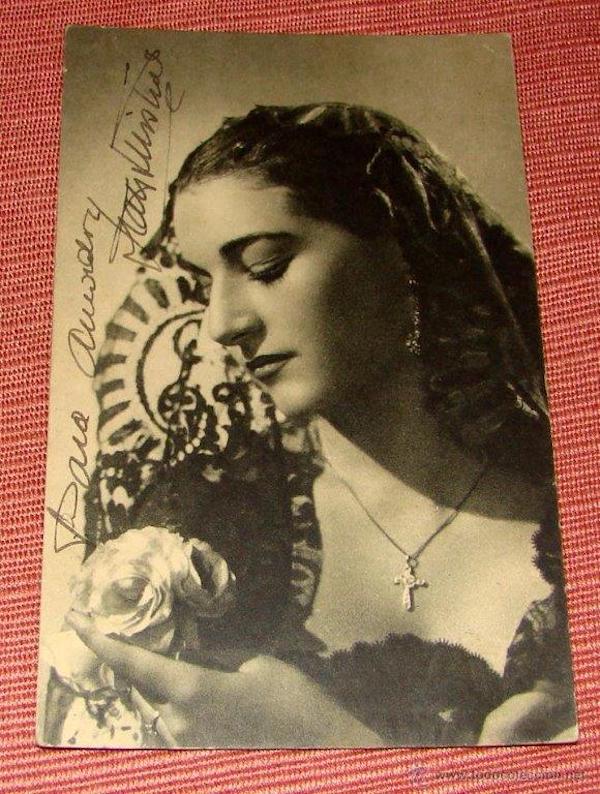 Foto publicitaria de Nati Mistral, a comienzos de su carrera. 