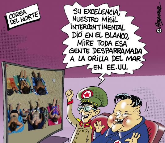 corea del norte caricatura