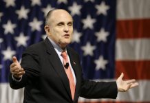 El exalcalde de Nueva York Rudolph Giuliani