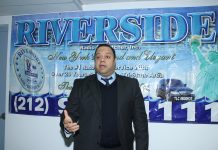 Elvin Marte, reelecto presidente, dice el discurso, después de la juramentación.