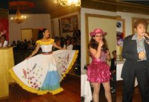 Ecuafest presentó actividades de la semana ecuatoriana en Manhattan Los artistas que deleitaron a los presentes en la conferencia de prensa de Ecuafest 2015: César Álvarez, Johana, Naty, Clemensia y Luis Touma, entre otros. (Foto Buki Chapin)