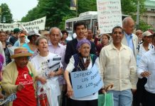 INQUILINOS DE TODO MANHATTAN NORTE MARCHAN PARA DEMANDAR LA REGULACION DE LA RENTA