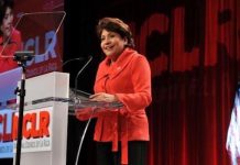 Fotografía cedida en donde aparece Janet Murguía, presidenta del Consejo Nacional de la Raza (NCLR), que cambió su nombre a UnidosUS