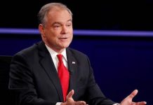 El senador demócrata y excandidato vicepresidencial Tim Kaine