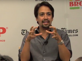 El cantante y compositor de raíces puertorriqueñas Lin-Manuel Miranda.