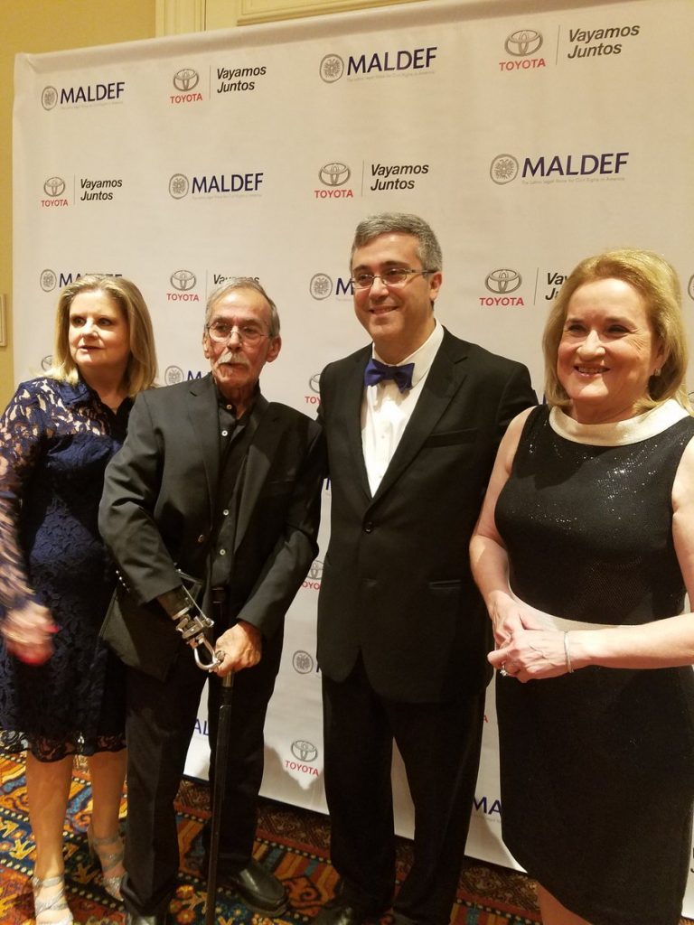 MALDEF honr&oacute; en su gala anual a tres personalidades de Texas por su contribuci&oacute;n a la comunidad hispana en distintas &aacute;reas. (foto twitter @MALDEF) 