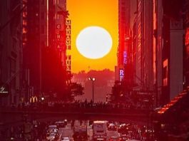 Disfrute del Solsticio de Manhattan o Manhattanhenge este 29 y 30 de Mayo Solsticio de Manhattan Manhattanhenge