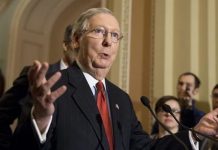 El líder republicano del Senado, Mitch McConnell, dijo hoy que "no hay neonazis buenos". (foto archivo)