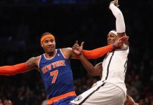 La victoria permitió a los Nets (9-4) empatar en el primer lugar de la División Atlántico con los Knicks, que no compartían liderazgo con sus nuevos vecinos desde el 30 de noviembre de 1997.