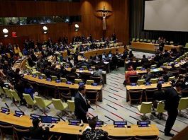 La Asamblea General de Naciones Unidas aprobó hoy por mayoría absoluta una resolución que reconoce a la Autoridad Nacional Palestina (ANP) como un Estado observador no miembro.
