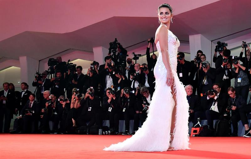 Penelope Cruz durante el 74 Festival Internacional de Cine de Venecia. 
