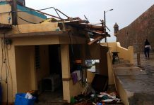 Imagen que muestra los daños tras el paso del huracán María en Puerto Rico.