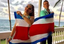 La pareja costarricense de David Cruz Vargas y Muriel Nicole Lowis Ortega. Foto Rincón Salsero CR Facebook.