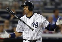 El jugador de los Yanquis de Nueva York Alex Rodriguez