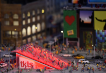 El mundo en miniatura ahora en Times Square