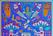 Talleres de Pinturas de estambre Wixárika (Huichol)