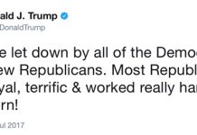 A LAS 7: 53 A.M. del 18 de julio murió el ‘Trumpcare’, cuando Donald Trump anunció vía Twitter que por culpa de los demócratas y algunos republicanos no habían aprobado su plan de salud.