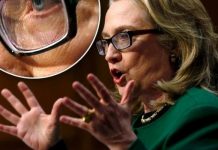Hillary Clinton sufre visión doble