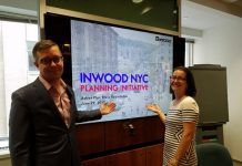 Plan de Acción Inwood-NYC 2017: Inwood, ayer olvidado, hoy delinea su futuro AAM MEGHEM, Vice Presidente de Planeamiento de la Corporación de Desarrollo Económico de la ciudad de Nueva York(NYCEDC), en la foto con Cecilia Kishner (Senior V-P de Planeamiento), presentó el Plan de Acción que busca desarrollar un conjunto de proyectos de vivienda asequibles y un abanico de proyectos estratégicos en Inwood.