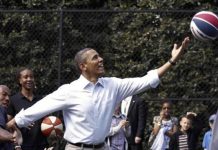Obama y el baloncesto: su talismán en la jornada electoral