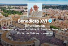 Twitter reacciona ante la renuncia del Papa Pese a ser el primer Pontífice en la Iglesia católica en estar presente en las redes sociales, Benedicto XVI no ha informado aún de su renuncia en su cuenta de Twitter.