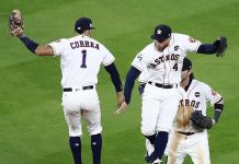 Los Astros ganan 5-3 a los Dodgers de Los Angeles en el Tercer Partido de la Serie Mundial que ahora dominan por 2-1 al mejor de siete.