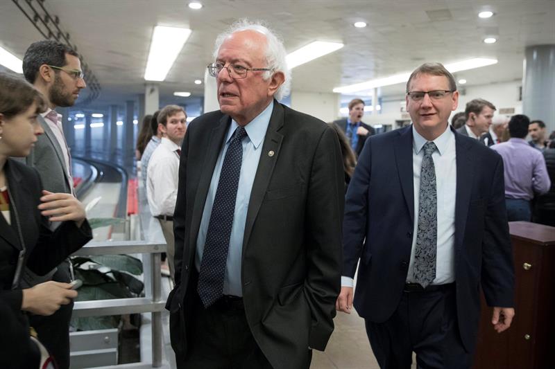 El senador independiente y exaspirante a la candidatura presidencial dem&oacute;crata, Bernie Sanders.