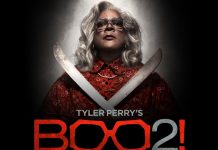 Boo 2! A Madea Halloween logró el primer puesto en la taquilla con una recaudación estimada de 21,7 millones de dólares. (foto twitter @tylerperry)
