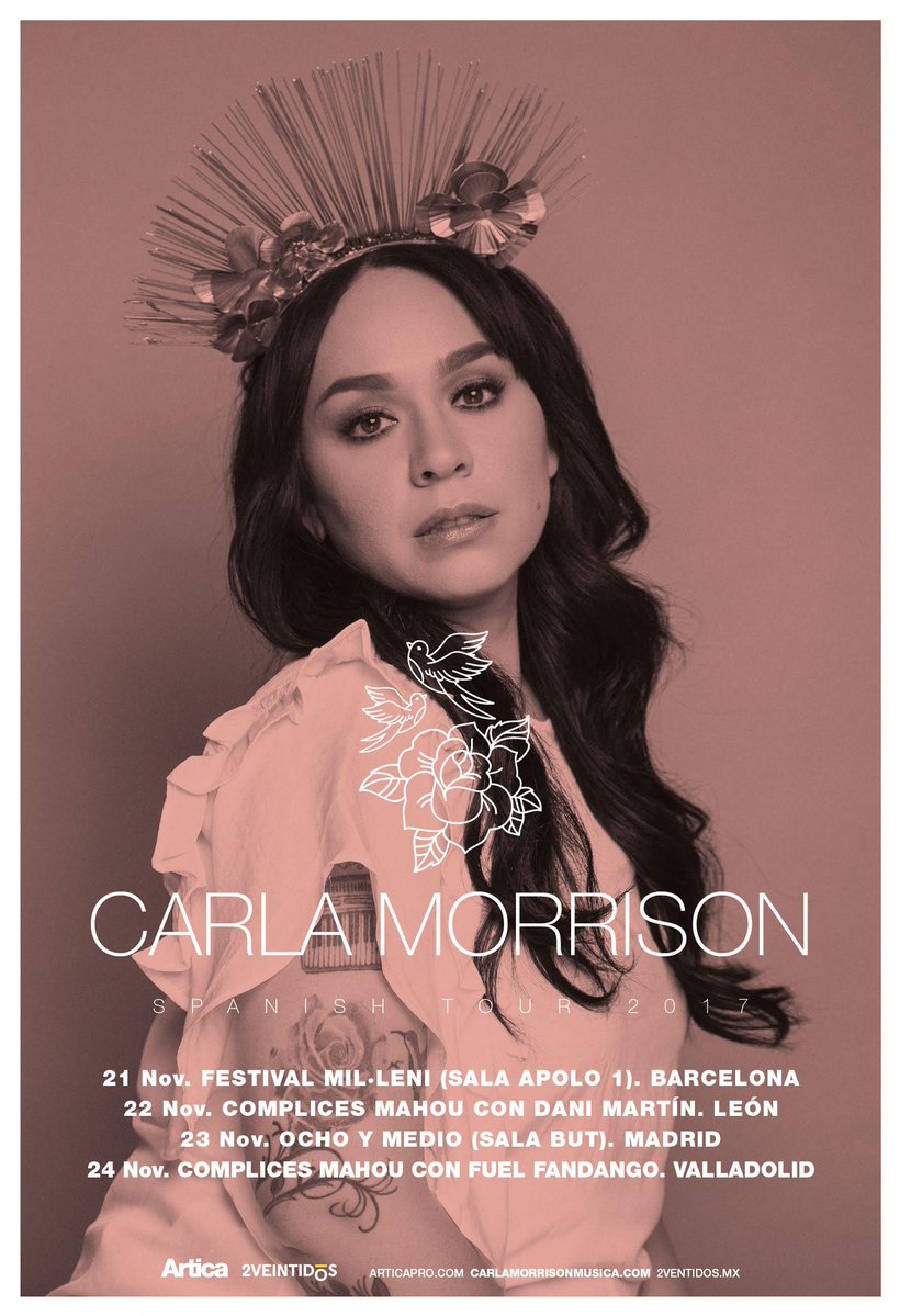 Carla Morrison, quien en sus conciertos ha criticado el sistema pol&iacute;tico de Estados Unidos y M&eacute;xico.