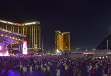 Vista general de uno de los escenarios del festival de música "Route 91. Harvest", en las Vegas.