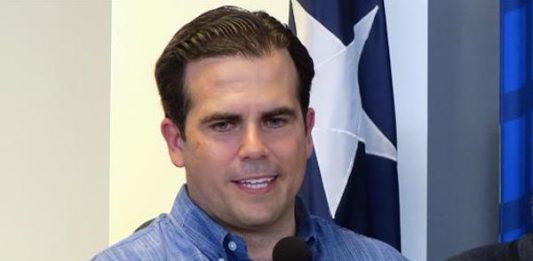 El gobernador de Puerto Rico, Ricardo Rosselló