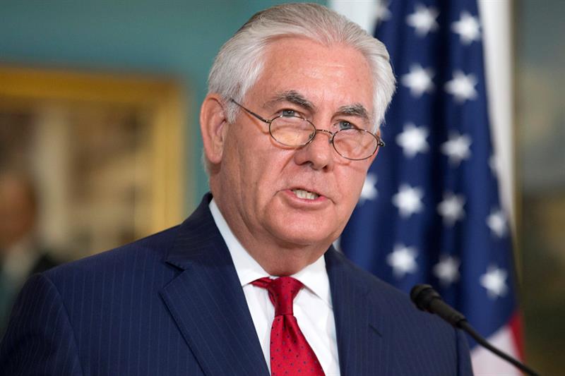 El secretario de Estado de EE.UU, Rex Tillerson,