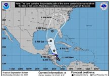 Depresión tropical se forma en el Caribe y podría llegar a Estados Unidos convertido en huracán Una depresión tropical formada hoy en el suroeste del Caribe.