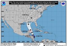 Costa Rica recibe 150.000 dólares como asistencia tras tormenta Nate Fotografía de un río crecido debido a fuertes lluvias en la zona del Llano en Alajuelita al sur de San José (Costa Rica).