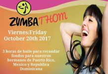 Zumba en el Alto Manhattan, pro recaudación para damnificados huracán María