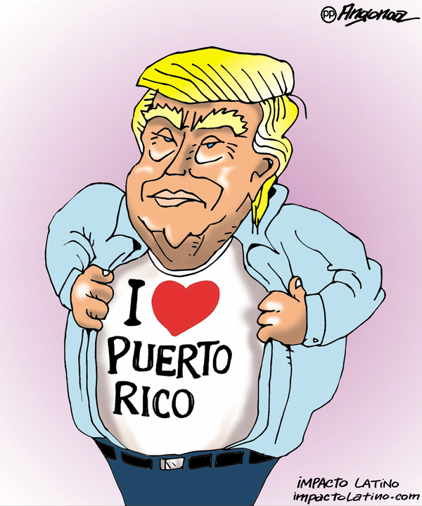 Humor Trump ama Puerto Rico