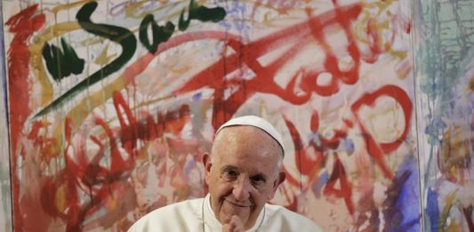 El papa Francisco conversó sobre drogas, inmigración, en un acto organizado por la iniciativa "Scholas Ocurrentes.
