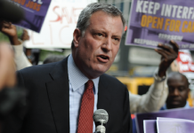 BILL DE BLASIO, alcalde de la ciudad de Nueva York: ¿Cuál sería su futuro? ¿Buscar la gobernación? Imposible, porque allí está todavía Andrew Cuomo, salvo que este opte por lanzarse al ruedo por la presidencia.