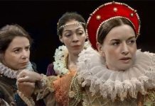 “Valor, Agravio y Mujer”: ¿Teatro Feminista? Zulema Clares, Maria Cotto y Soraya Padrao en una escena de Valor, agravio y mujer