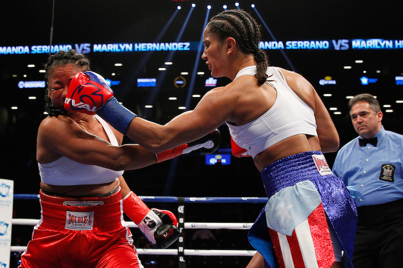 Amanda Serrano. fotos por Ed Diller / DiBella Entertainment.