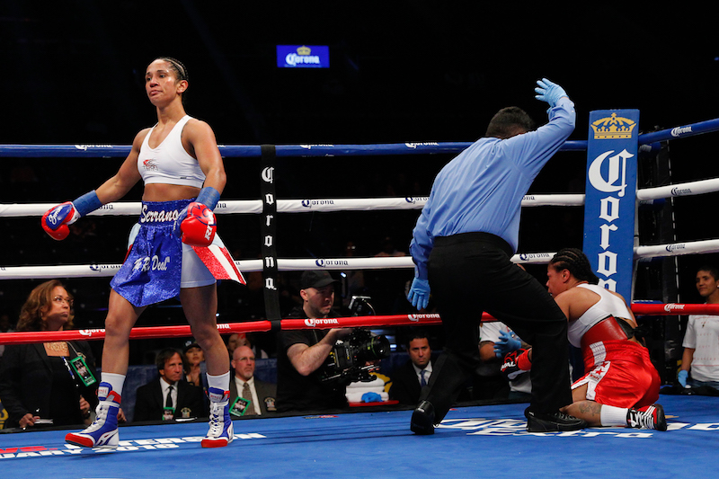 Amanda Serrano. fotos por Ed Diller / DiBella Entertainment.