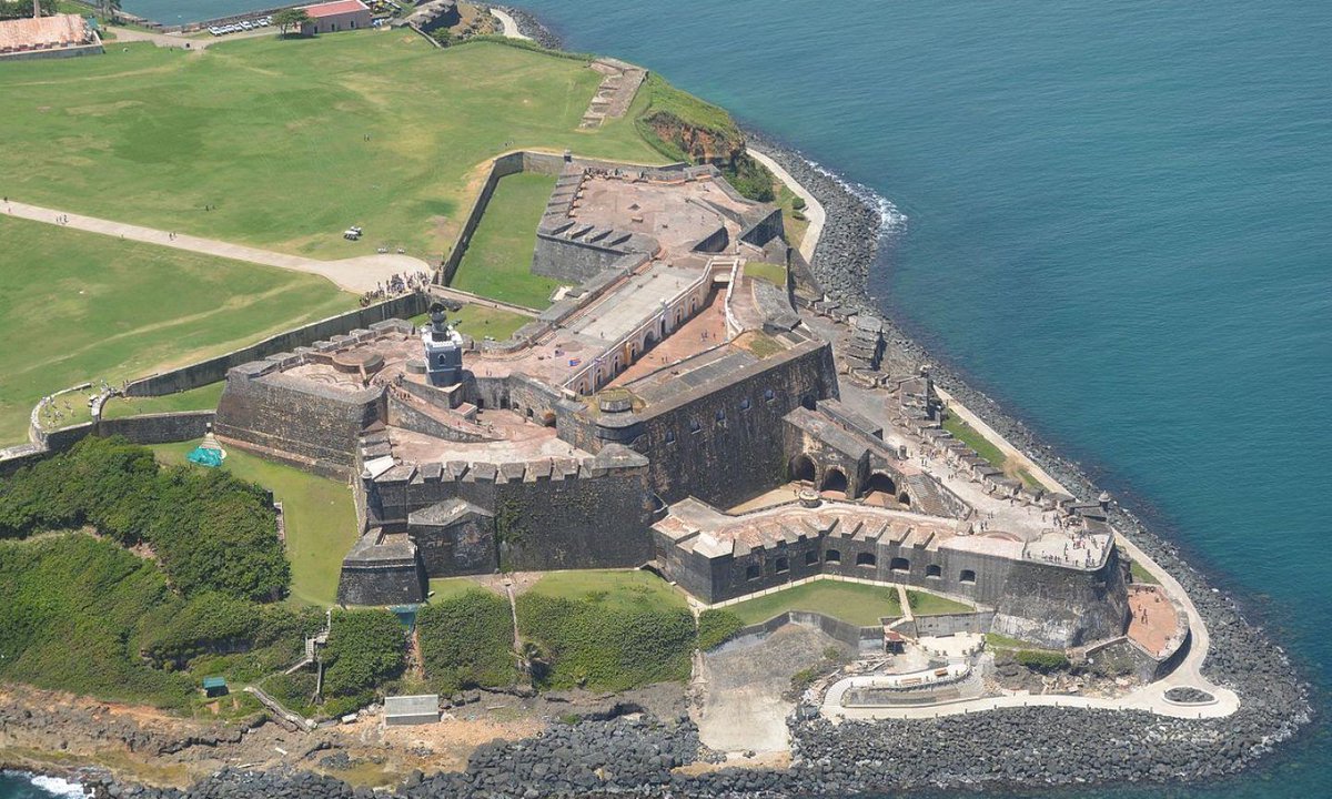 Castillo de San Crist&oacute;bal. (foto twitter @noticias247pr)