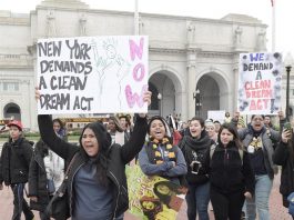 Unos 300.000 "soñadores" perderían su trabajo en primeros 9 meses sin DACA Cientos de jóvenes soñadores de diferentes estados del país marchan durante una manifestación para pedir la aprobación de la ley Clean Dream Act