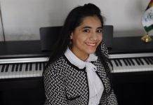 Dafne Almazán durante una entrevista en Ciudad de México.