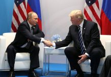 Vladímir Putin, presidente de Rusia y Donal Trump.