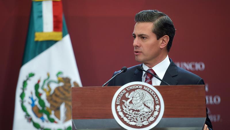 Presidente de M&eacute;xico, Enrique Pe&ntilde;a Nieto.