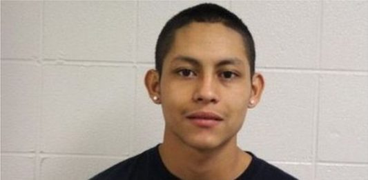 El presunto pandillero salvadoreño Miguel Ángel López Ábrego, de 19 años y apodado "El Tímido". Foto Montgomery County Police.