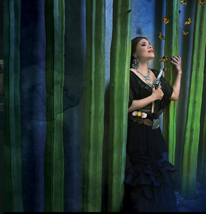 La cantante oaxaque&ntilde;a Geo Meneses, en Ciudad de M&eacute;xico. 